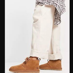 Ugg Neumel Shearling Suede Chukka Boots Chestnut